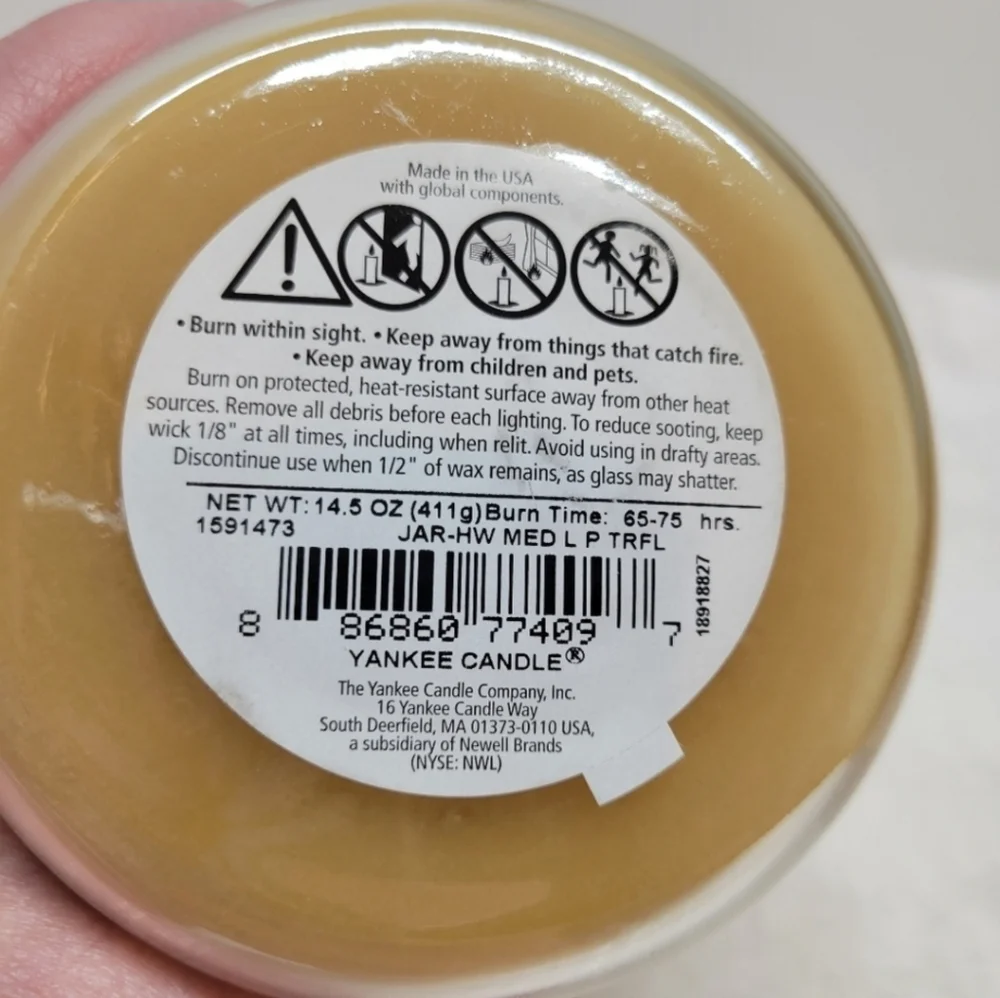 SOLD          Yankee candle Luscious Pumpkin Trifle Medium 1 wick jar candle NEW - Picture 7 of 9